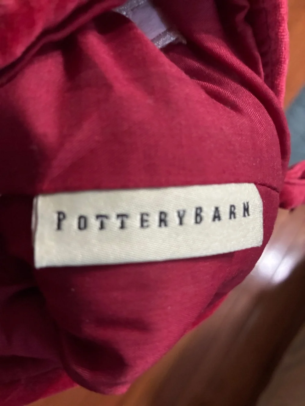 Pottery Barn - Velvet Stocking, Personalized: HEATHER